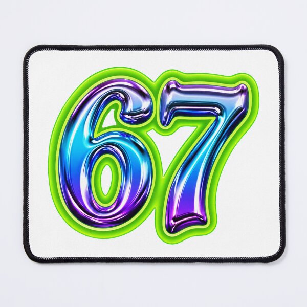 Item preview, 67 Viral Trend Neon Glossy Bubble Font designed and sold by InkShiftLabs.
