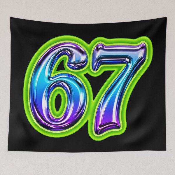 Item preview, 67 Viral Trend Neon Glossy Bubble Font designed and sold by InkShiftLabs.