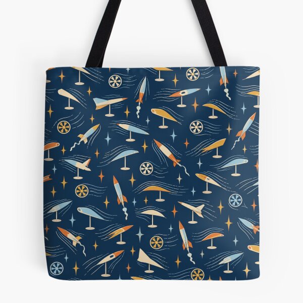 Item preview, wind tunnel | Mid-Century Wind Tunnel Models, Streamlines and Rockets on Navy designed and sold by NominalSystems.