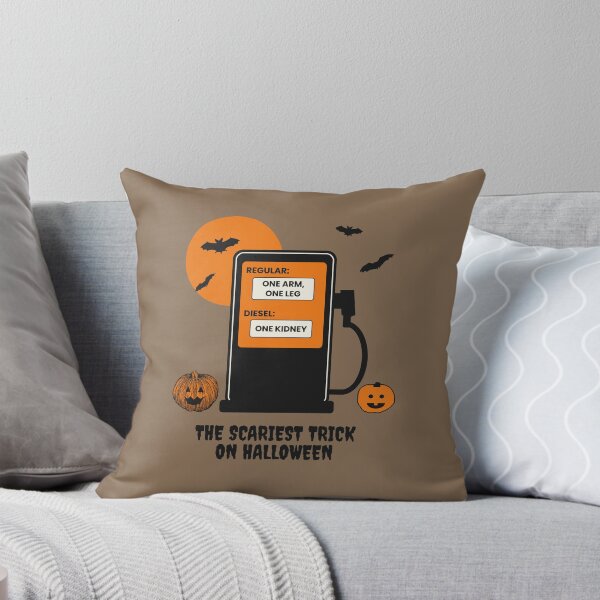 Item preview, The Scariest Trick on Halloween Orange Gas Pump designed and sold by 2BrokeYoopers.
