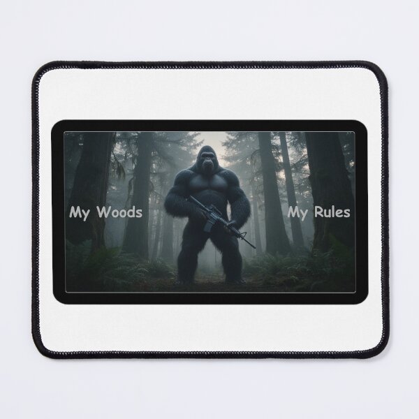 Item preview, Stunning Illustrated Sasquatch with AR-15 v2 Design designed and sold by jglawson676.