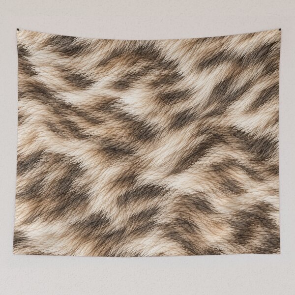 Item preview, Luxury Cream Beige Cat Fur Texture Pattern – Soft Neutral Animal Print designed and sold by PatternFablee.
