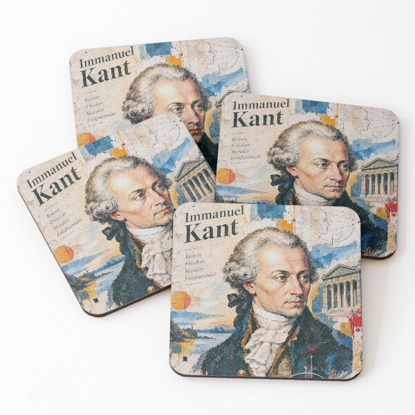 Item preview, Immanuel Kant Painting – The Power of Reason and Morality designed and sold by GalleryKauffeld.