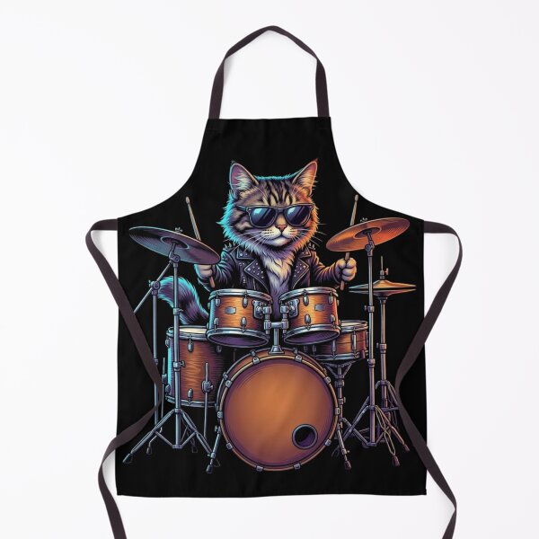 Item preview, Cat Playing Drums Sunglasses designed and sold by Zbixu.