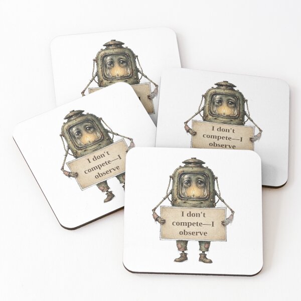 Item preview, Glowing Lantern Being Holding Sign designed and sold by Faelottie.