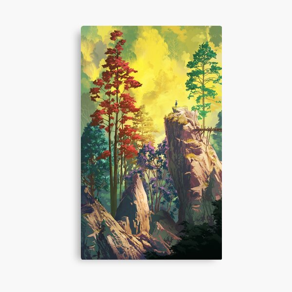 Vertical contemplation Canvas Print