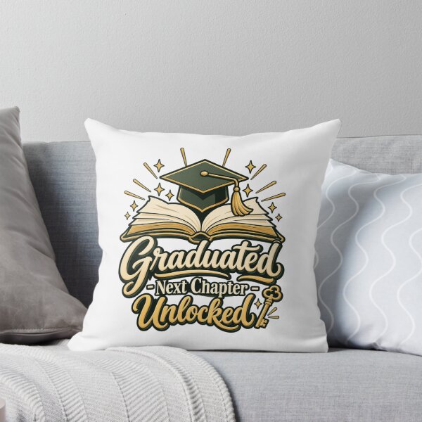 Item preview, Graduated - Next Chapter Unlocked designed and sold by Good Mood Foundry.