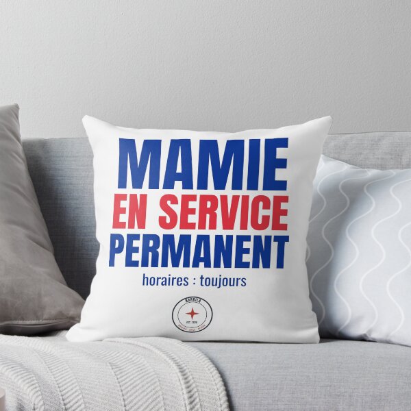 Item preview, Mamie En Service Permanent - French Grandma Gift designed and sold by Narrila.