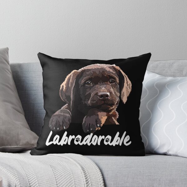 Item preview, Chocolate Labradorable Retriever Puppy Dog designed and sold by Just-Arts-4U.
