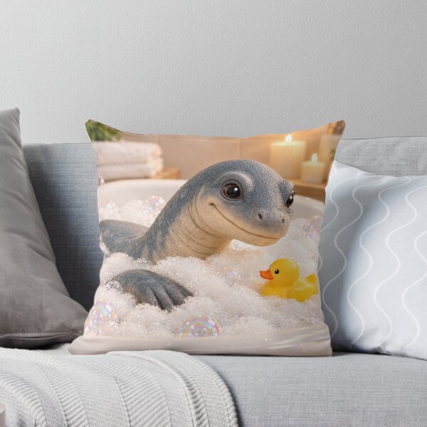 Item preview, Playful Plesiosaurus Bubble Bath designed and sold by Sillytoe.