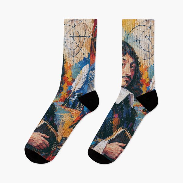 Item preview, René Descartes Painting – Cogito Ergo Sum and the Power of Thought designed and sold by GalleryKauffeld.