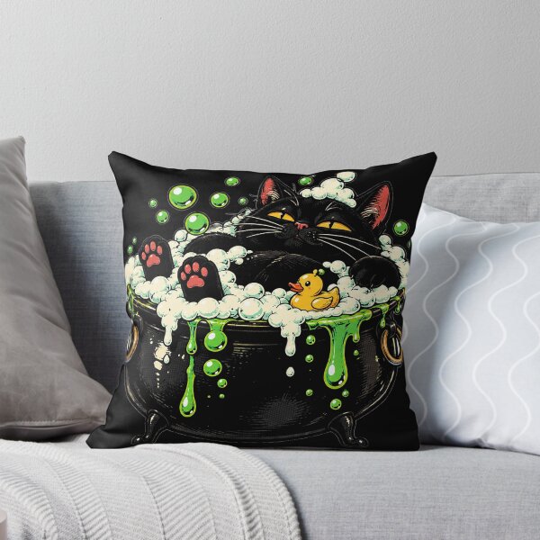 Item preview, Black Cat Cauldron Bubble Bath designed and sold by The Mellonaire.