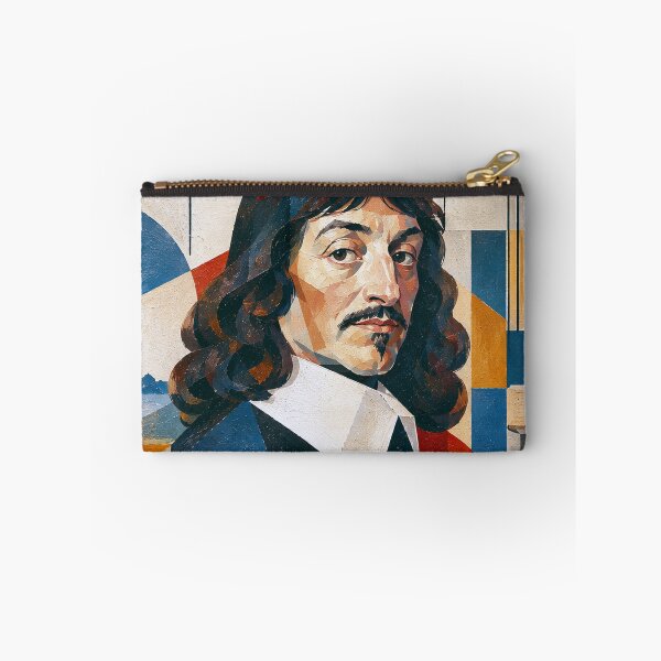 Item preview, René Descartes Painting – Portrait of a Great Philosopher designed and sold by GalleryKauffeld.