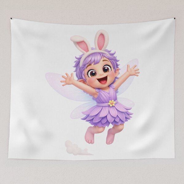 Item preview, Playful Easter Blossom Sprite Boy designed and sold by Sillytoe.