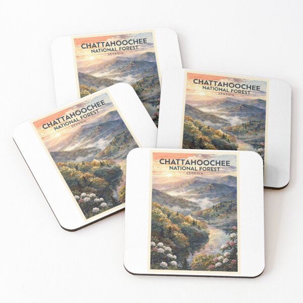 Item preview, Chattahoochee National Forest Georgia Vintage Watercolor Travel designed and sold by Teelogic.