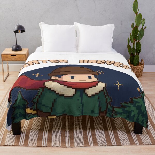 Item preview, cozy winter harvest pixel art designed and sold by samuzai.
