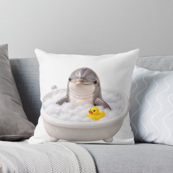 Item preview, Playful Bottlenose Dolphin Bathtub designed and sold by Sillytoe.