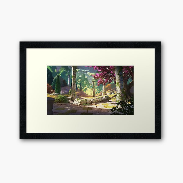 Remain of the ancient world Framed Art Print