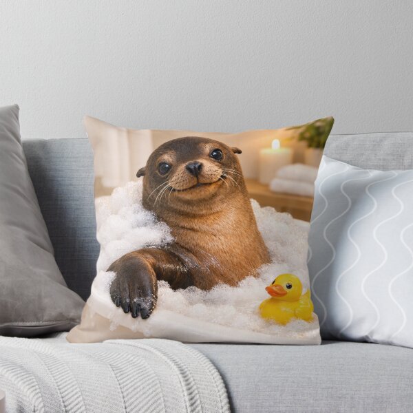 Item preview, Happy California Sea Lion Bubble Bath designed and sold by Sillytoe.