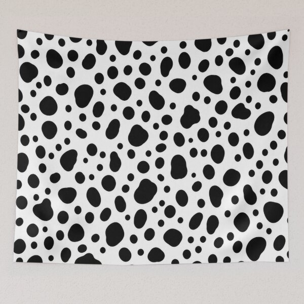 Item preview, Classic Black and White Dalmatian Spots designed and sold by Bizzfora - Shrewdnia POD.