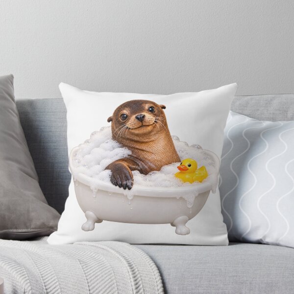 Item preview, Cozy California Sea Lion Bathtub designed and sold by Sillytoe.
