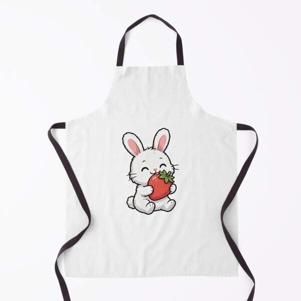 Aperçu de l'œuvre Un lapin qui grignote une fraise créée et vendue par EzJPz.