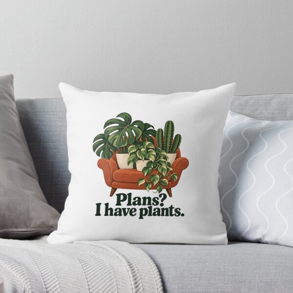 Item preview, Plans? I Have Plants Funny Houseplant Design designed and sold by Oddly Minted Studio.
