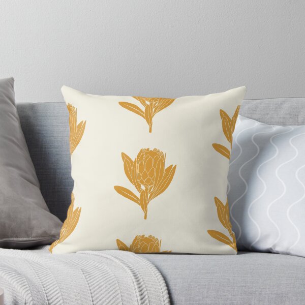 Item preview, Fire Bush Protea Botanical Minimalist Illustration designed and sold by  CharlottePorterArt.