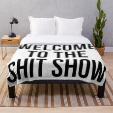 coole Kunst Fleecedecke