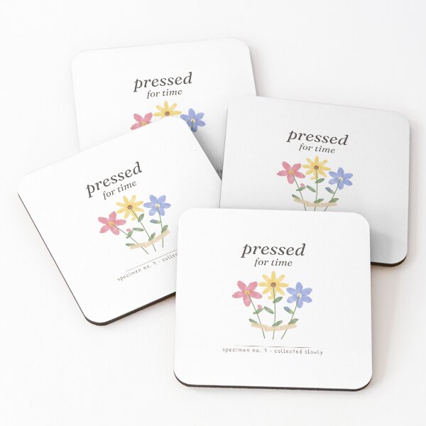 Item preview, Pressed For Time - Pressed Flowers Pun designed and sold by SailWolf--.