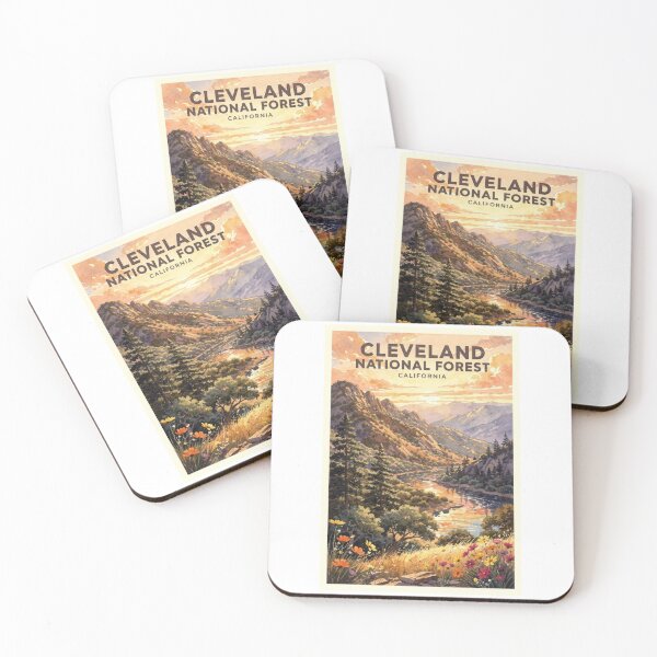Item preview, Cleveland National Forest California Vintage Watercolor Travel designed and sold by Teelogic.