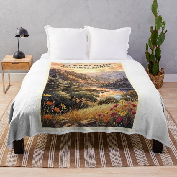 Item preview, Cleveland National Forest California Vintage Watercolor Travel designed and sold by Teelogic.