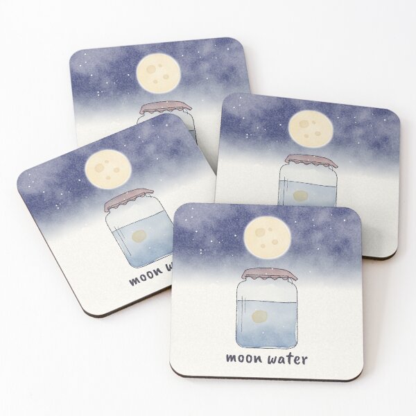 Item preview, Moon Water - Watercolour Moon Jar designed and sold by SailWolf--.