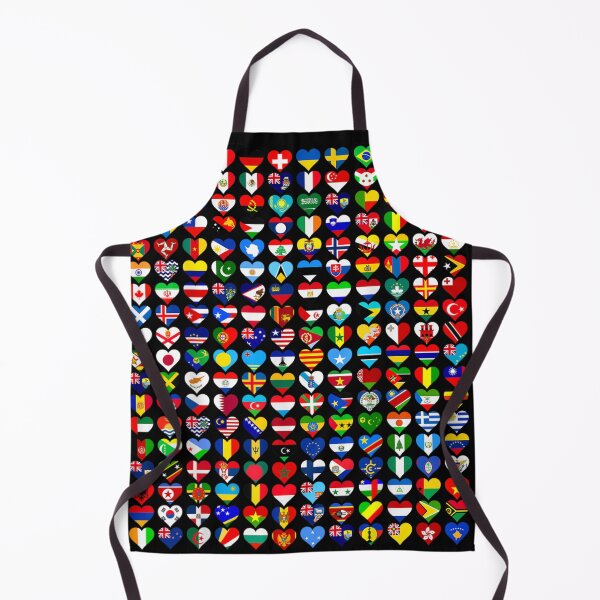 Item preview, World Flags Hearts International Love designed and sold by otaku.edwardj.