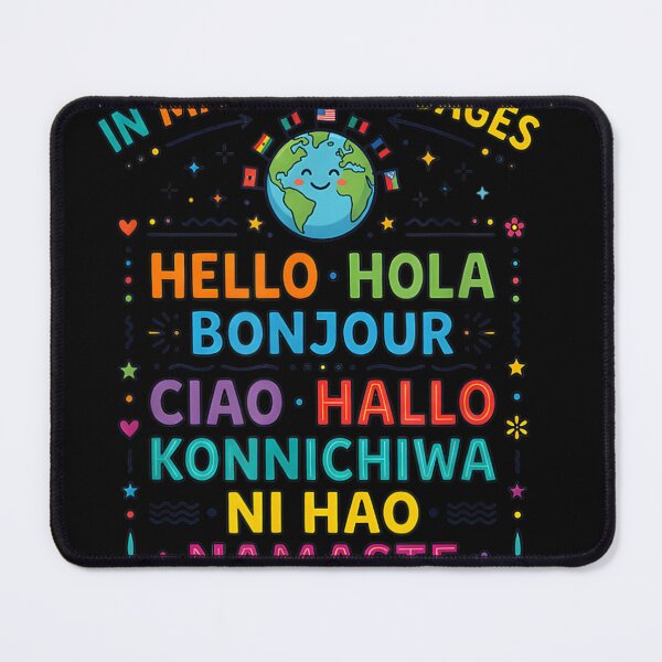 Aperçu de l'œuvre Hello in Many Languages Global Friendship créée et vendue par otaku.edwardj.