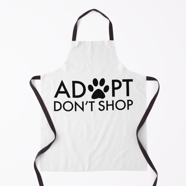 Item preview, Adopt don't shop designed and sold by MoodleDoon.