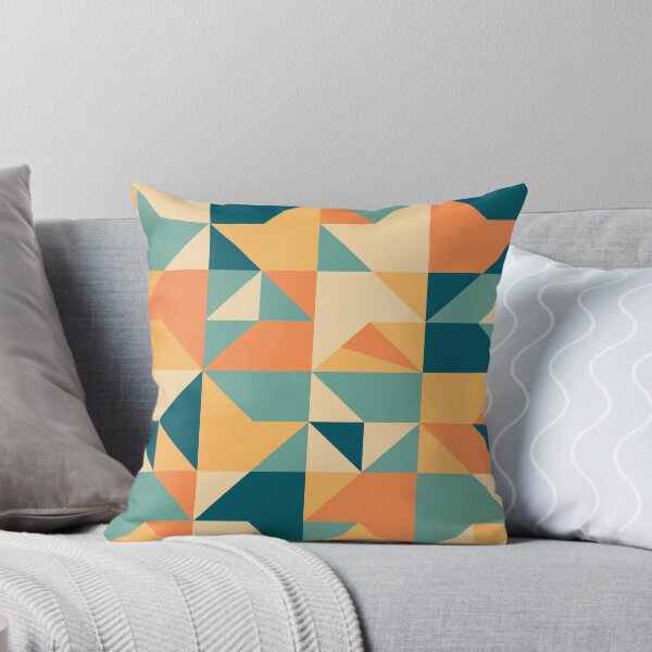 Item preview, Retro Geometric Abstract Pattern in Muted Earth Tones designed and sold by Ederson D'Mind.