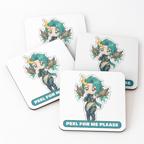 Item preview, Kai'Sa Peel For Me Please Lagoon Dragon Meme Wild Rift League of Legends Fan Art designed and sold by Moonlit Tower Art.