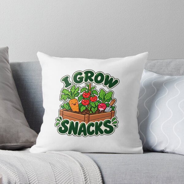 Item preview, I Grow Snacks, Funny Vegetable Gardening designed and sold by HubbUK.
