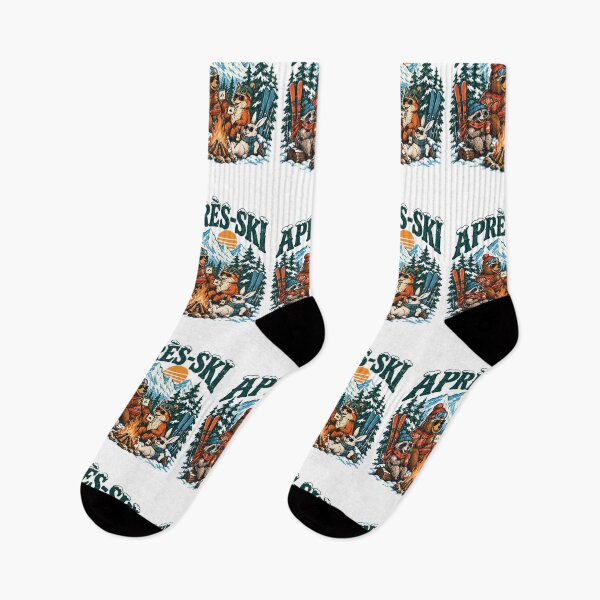 Item preview, Après Ski Bear Campfire Mountain Invierno designed and sold by TeeARTHY.