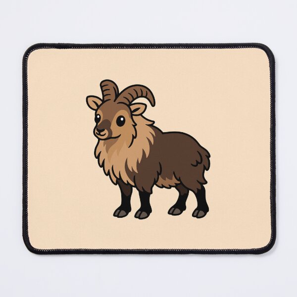 Item preview, Cute Cartoon Himalayan Tahr designed and sold by WildlifeDoodle.