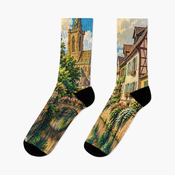 Item preview, Colmar France - Vintage Little Venice Canal designed and sold by Bomax121.