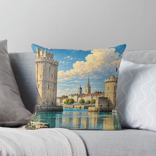 Item preview, La Rochelle France - Vintage Harbor Towers designed and sold by Bomax121.