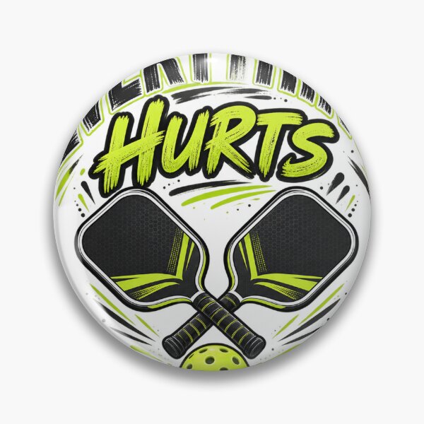 Item preview, Everything Hurts Pickleball Funny Court designed and sold by keltee.