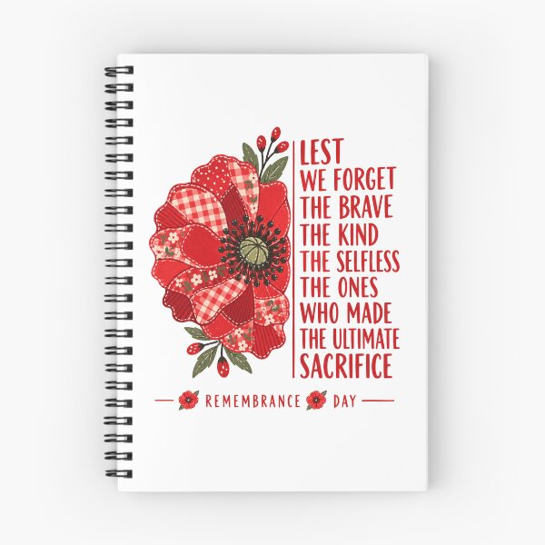 Item preview, Lest We Forget Remembrance Day Poppy — Honour the Brave & Remember the Fallen designed and sold by InspiredCreatives.