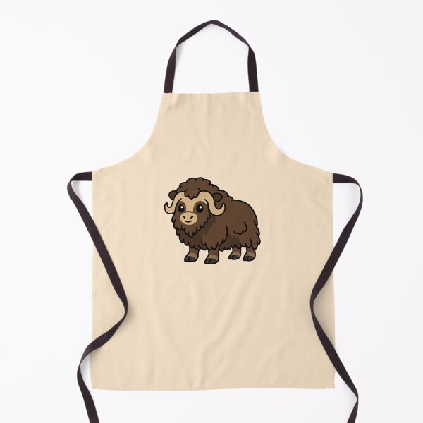 Item preview, Cute Cartoon Musk Ox designed and sold by WildlifeDoodle.