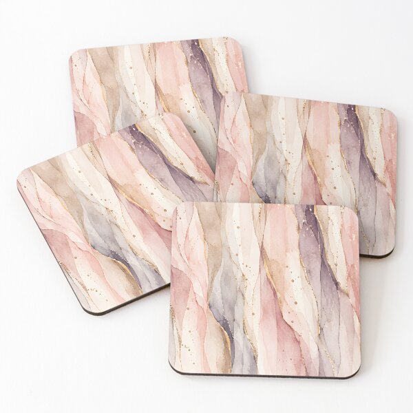 Item preview, Pastel Pink and Mauve Abstract Pattern designed and sold by KekKrab.