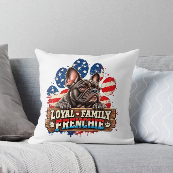 Item preview, Loyal Family Frenchie American Flag French Bulldog Pride designed and sold by ArtDesignTp.
