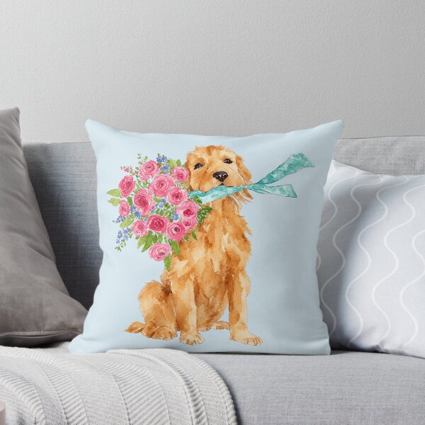 Item preview, Dog with bouquet designed and sold by MayarttStudio.