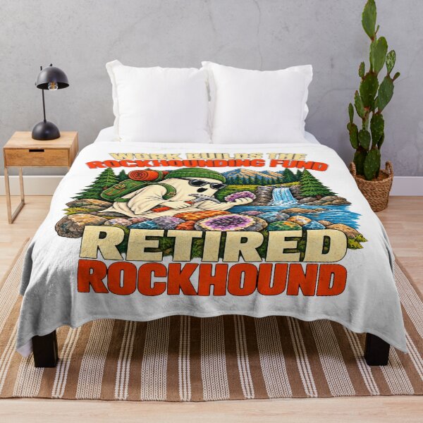 Item preview, Work Builds The Rockhounding Fund Retired Rockhound designed and sold by ArtDesignTp.